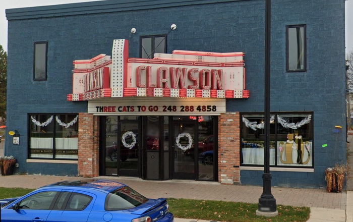 Clawson Theatre - From Oakland Press (newer photo)